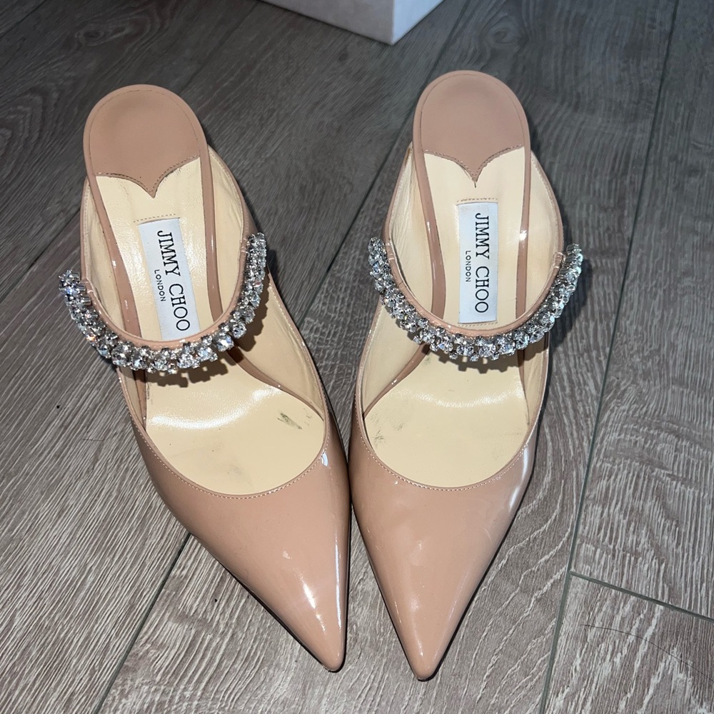 Jimmy Choo bing 100 ballet pink